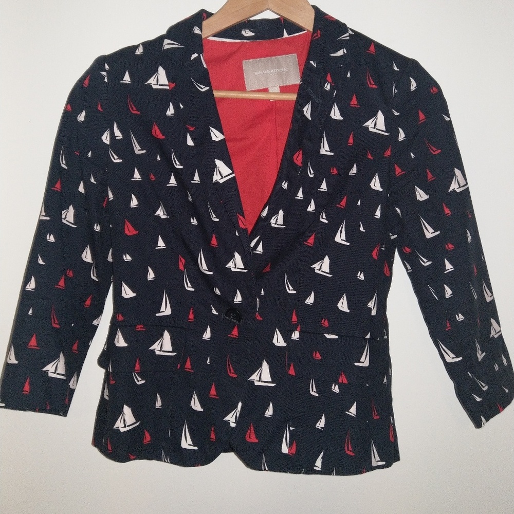 Banana republic blue blazer
